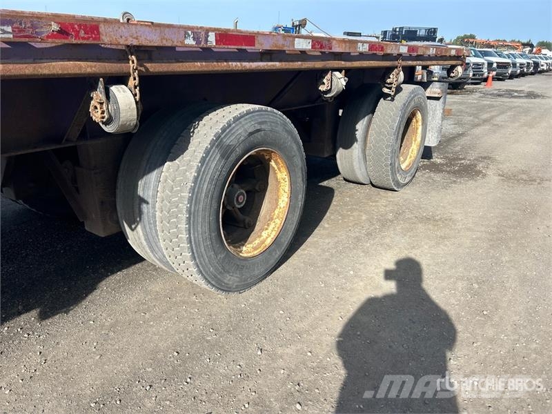 Manac 10348 50 ft T/A Flatbed Trailer Rimorchi con sponde ribaltabili