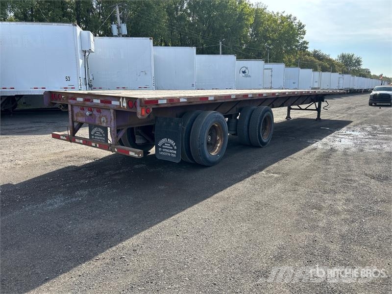 Manac 10348 50 ft T/A Flatbed Trailer Rimorchi con sponde ribaltabili