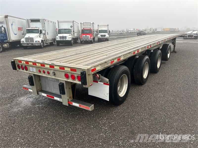 Manac 104 53 ft Quad/A Flatbed Trailer Prikolice platforme/otvoreni sanduk