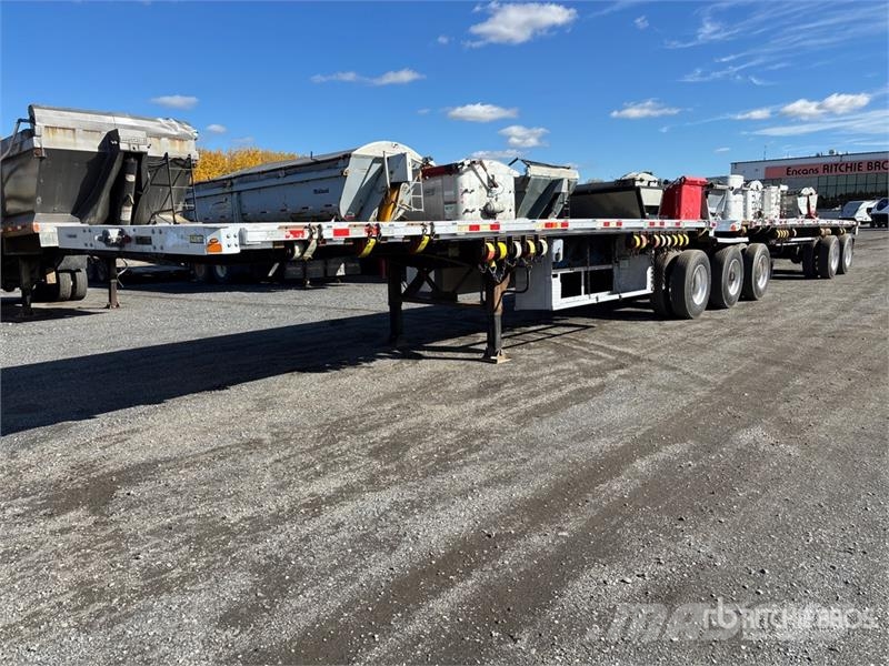 Manac 10433 kg 38 ft T/A B-Train Lead Flatbed Trailer Anhænger med lad/Flatbed