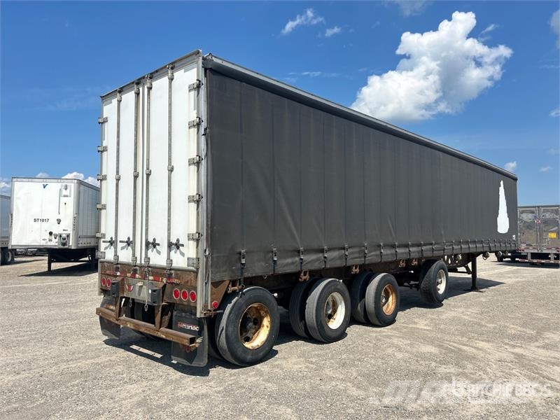 Manac 10448A330 48 ft Quad/A Curtain Side Trailer Tovarne prikolice sa ciradom