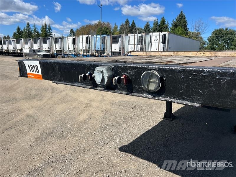 Manac 10453 53 ft Quad/A Flatbed Trailer Vlakke laadvloer