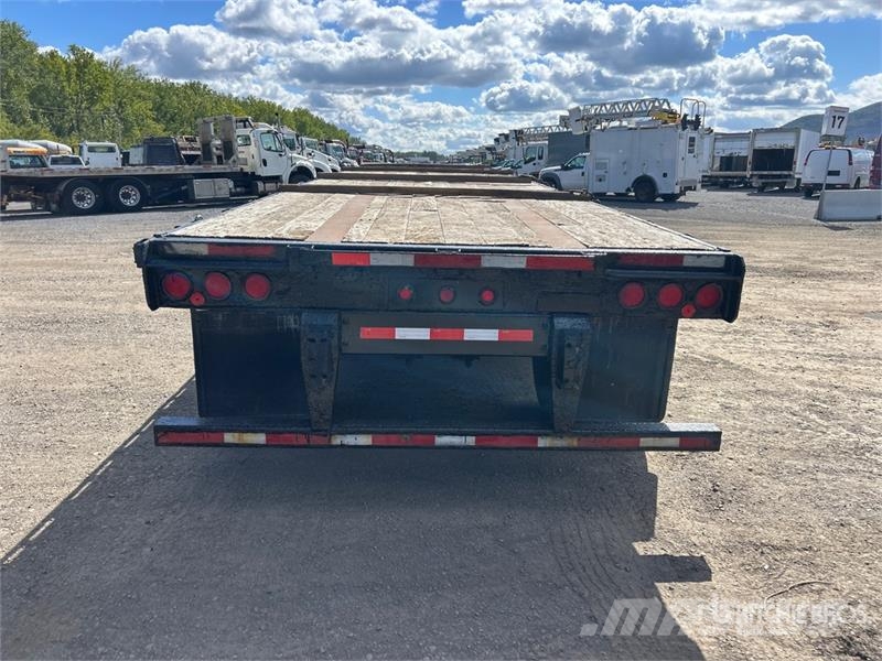 Manac 10453 53 ft Quad/A Flatbed Trailer Vlakke laadvloer