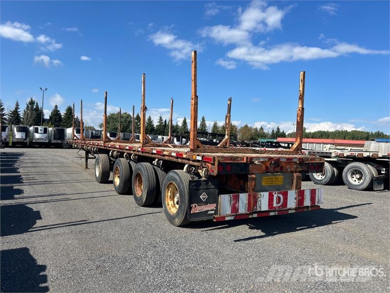 Manac 12453A030 53 ft Quad/A Flatbed Trailer Platformas/izkraušana no sāniem