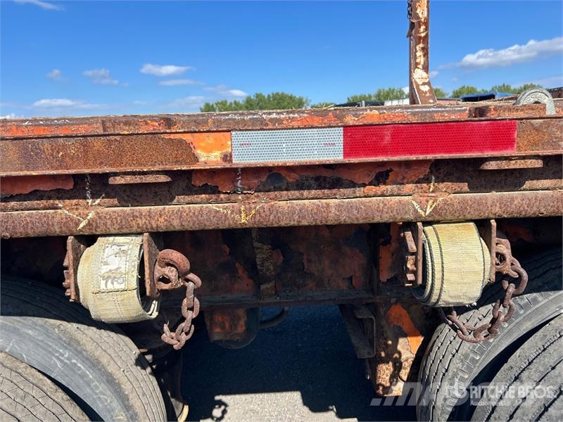 Manac 12453A030 53 ft Quad/A Flatbed Trailer Platformas/izkraušana no sāniem