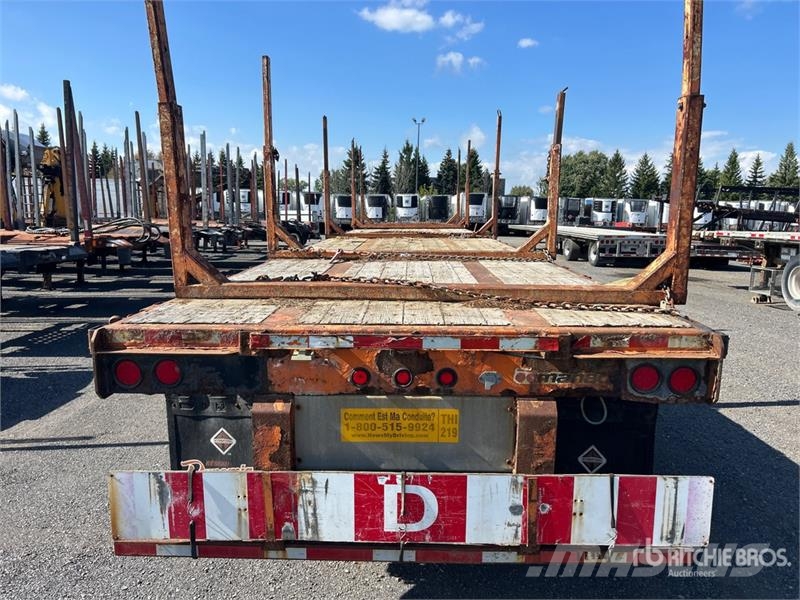 Manac 12453A030 53 ft Quad/A Flatbed Trailer Platformas/izkraušana no sāniem