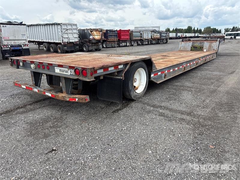 Manac 13148 S/A Lowboy Trailer Низькорамні причепи