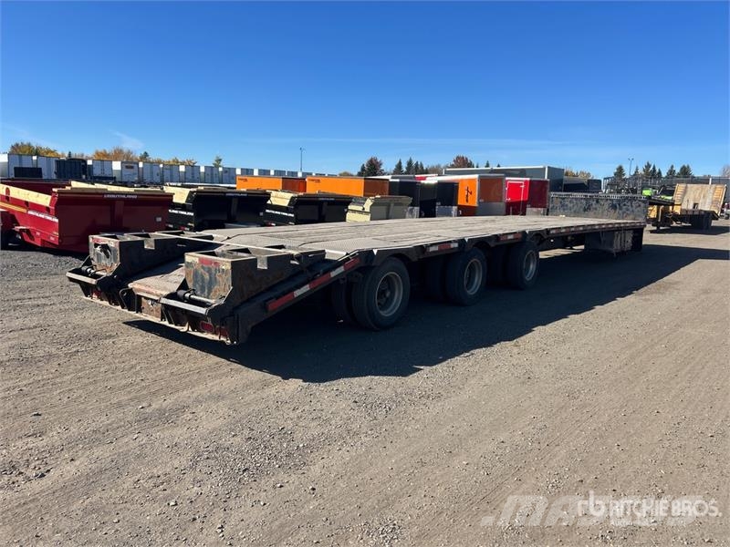 Manac 13353 53 ft Tri/A Step Deck Trailer Mélybölcsős