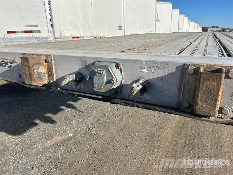 Manac 17326 26 ft Tri/A Super B-Train Lead Flatbed Trail Прицепы-платформы/боковая разгрузка