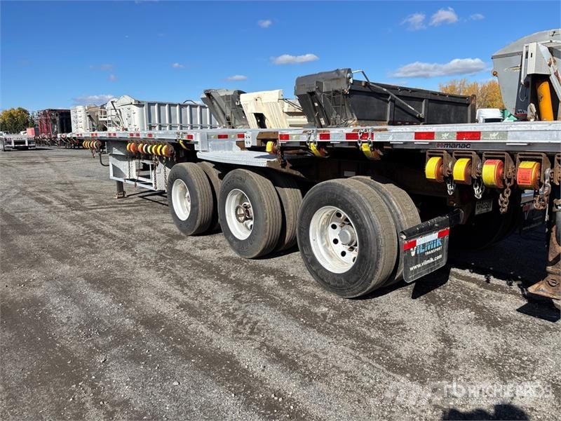 Manac 38 ft T/A B-Train Lead Flatbed Trailer Причепи-платформи/бокове розвантаження