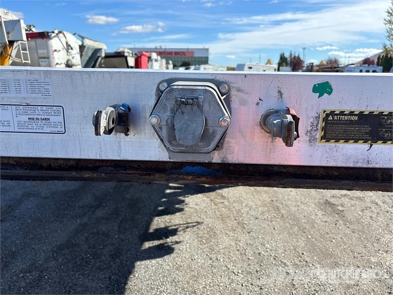 Manac 38 ft T/A B-Train Lead Flatbed Trailer Причепи-платформи/бокове розвантаження