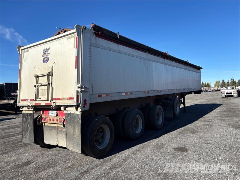 Manac 41444C33 45 ft Quad/A Aluminum End Dump Trailer Vyklápacie prívesy