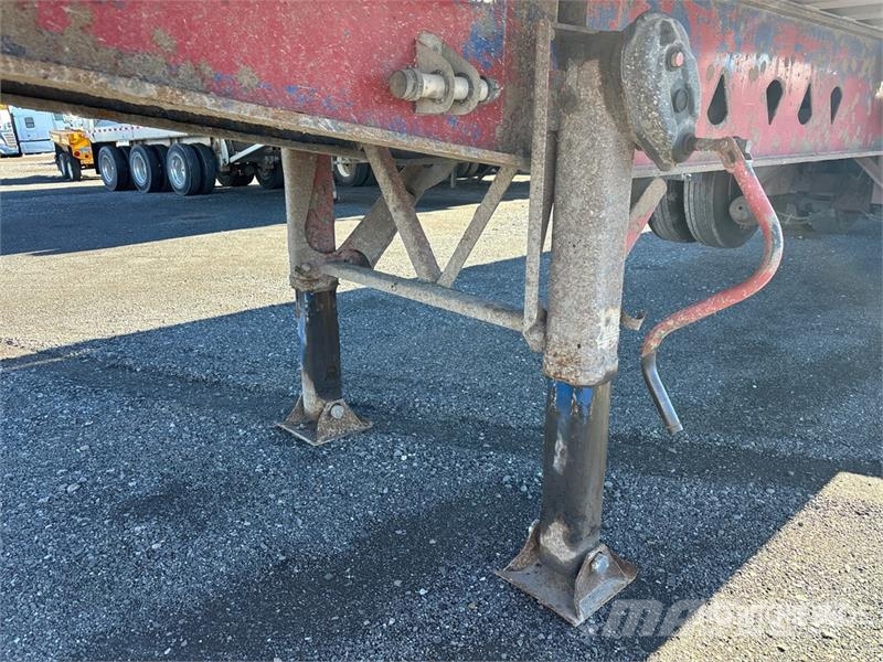 Manac 41444C33 45 ft Quad/A Aluminum End Dump Trailer Vyklápacie prívesy
