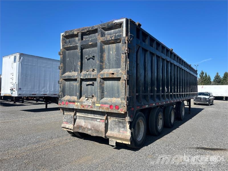 Manac 44 ft Quad/A Moving Floor Trailer Puspriekabės su grindimis