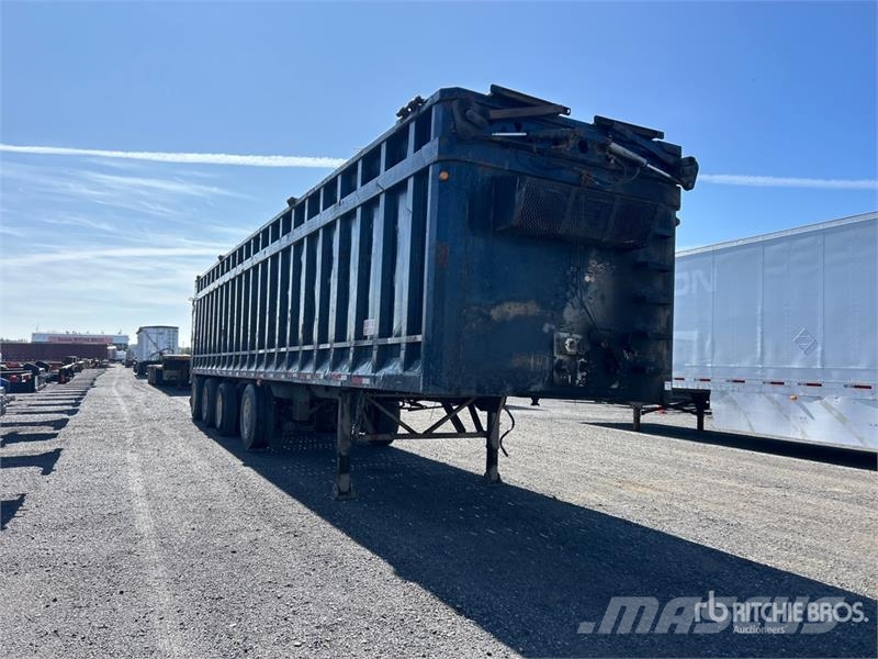 Manac 44 ft Quad/A Moving Floor Trailer Puspriekabės su grindimis