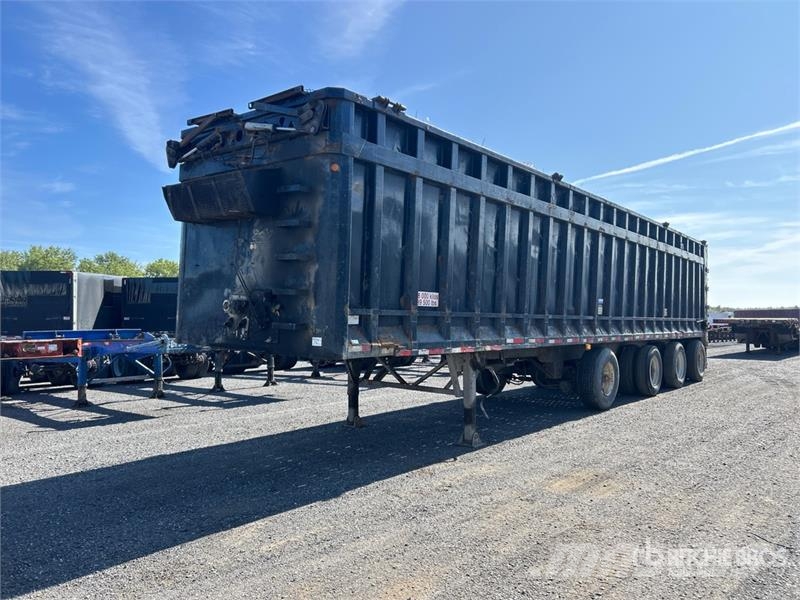 Manac 44 ft Quad/A Moving Floor Trailer Puspriekabės su grindimis