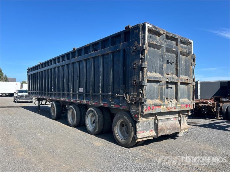 Manac 44 ft Quad/A Moving Floor Trailer Puspriekabės su grindimis