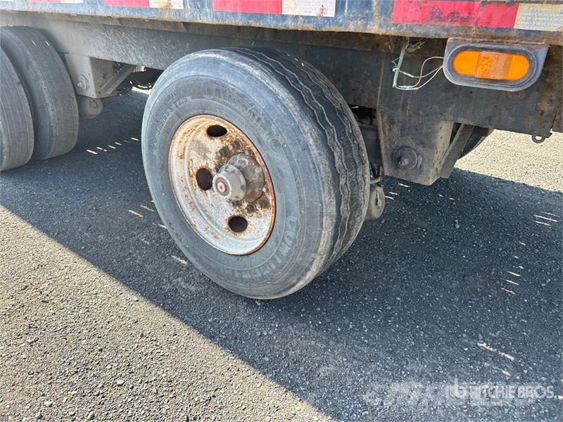 Manac 44 ft Quad/A Moving Floor Trailer Puspriekabės su grindimis