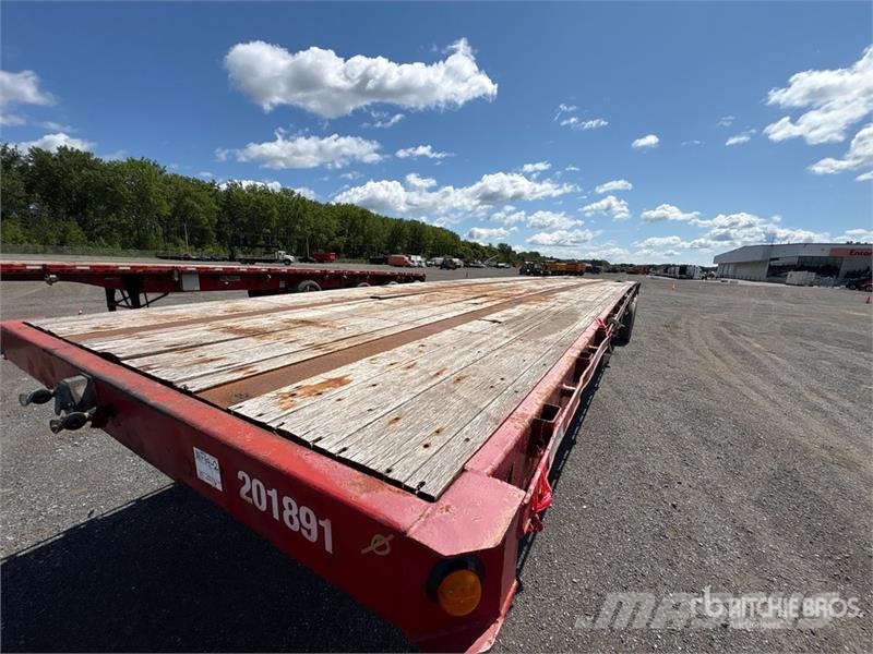 Manac 48 ft Quad/A Flatbed Trailer مقطوروات مسطحة/مفصلية الجوانب