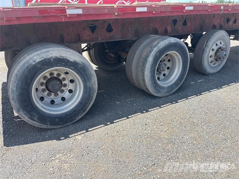 Manac 48 ft Quad/A Flatbed Trailer مقطوروات مسطحة/مفصلية الجوانب