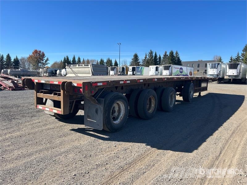 Manac 48 ft Quad/A Flatbed Trailer مقطوروات مسطحة/مفصلية الجوانب