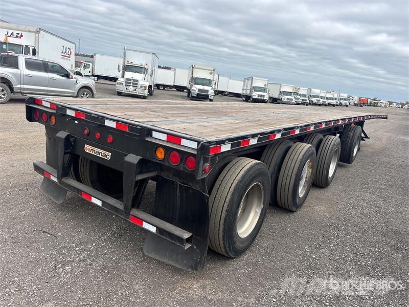 Manac 48 ft Quad/A Flatbed Trailer Flatbed/Dropside trailers