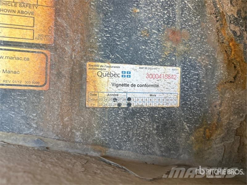 Manac 48 ft Quad/A Flatbed Trailer مقطوروات مسطحة/مفصلية الجوانب