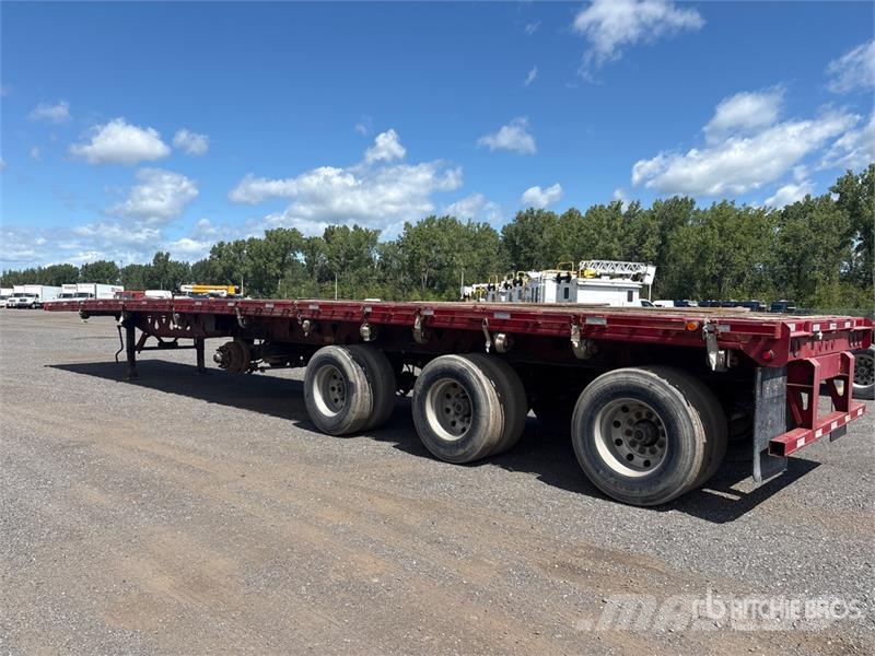 Manac 48 ft Quad/A Flatbed Trailer مقطوروات مسطحة/مفصلية الجوانب