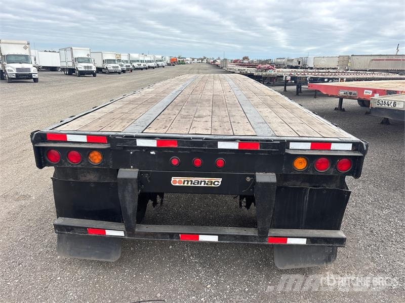 Manac 48 ft Quad/A Flatbed Trailer Flatbed/Dropside trailers