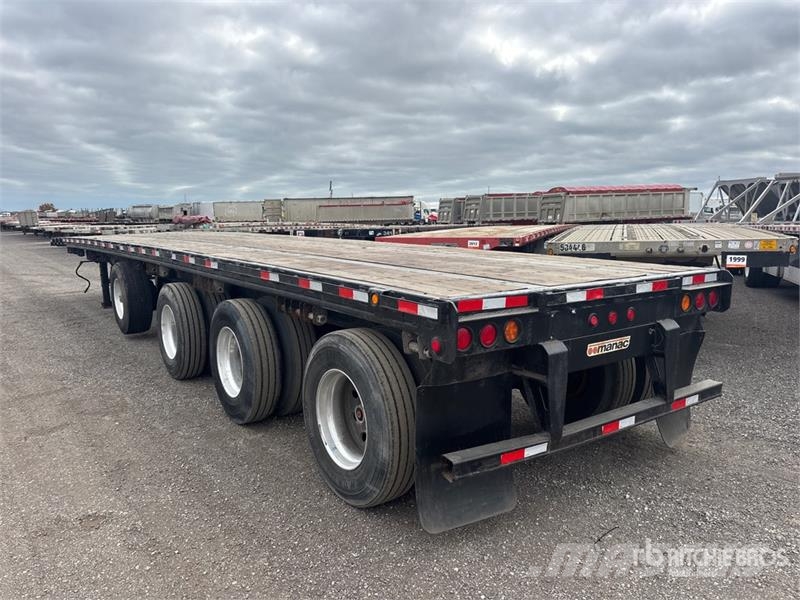 Manac 48 ft Quad/A Flatbed Trailer Flatbed/Dropside trailers