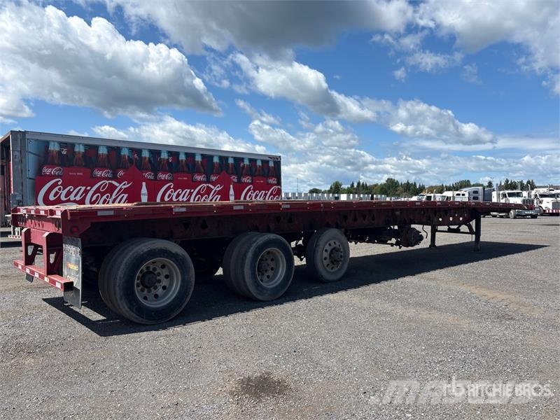 Manac 48 ft Quad/A Flatbed Trailer مقطوروات مسطحة/مفصلية الجوانب