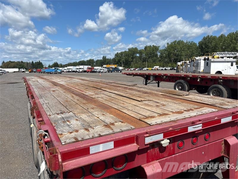 Manac 48 ft Quad/A Flatbed Trailer مقطوروات مسطحة/مفصلية الجوانب