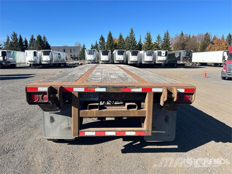 Manac 48 ft Quad/A Flatbed Trailer مقطوروات مسطحة/مفصلية الجوانب