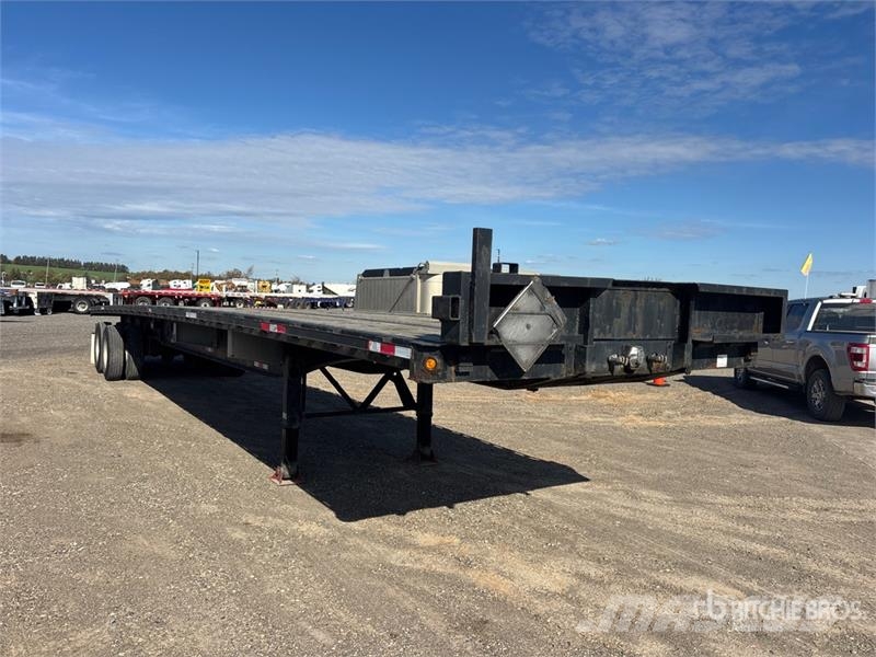 Manac 48 ft T/A Flatbed Trailer Platós / Ponyvás pótkocsik