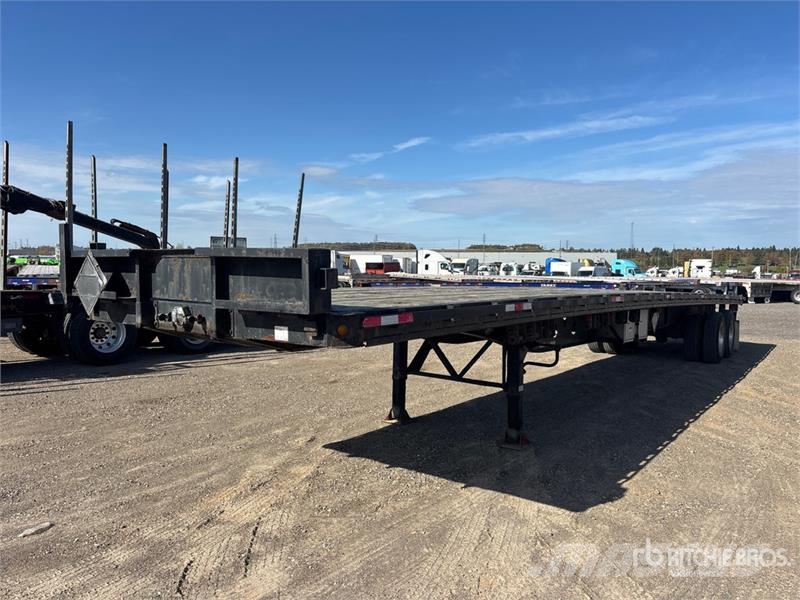Manac 48 ft T/A Flatbed Trailer Platós / Ponyvás pótkocsik