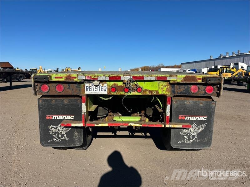 Manac 48 ft T/A Spread Axle Flatbed Trailer Plataforma plana/laterales abatibles