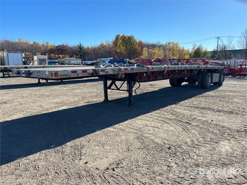 Manac 48 ft T/A Spread Axle Flatbed Trailer Plataforma plana/laterales abatibles