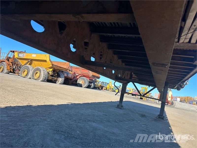 Manac 48 ft T/A Spread Axle Flatbed Trailer Plataforma plana/laterales abatibles