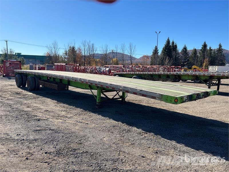 Manac 48 ft T/A Spread Axle Flatbed Trailer Plataforma plana/laterales abatibles