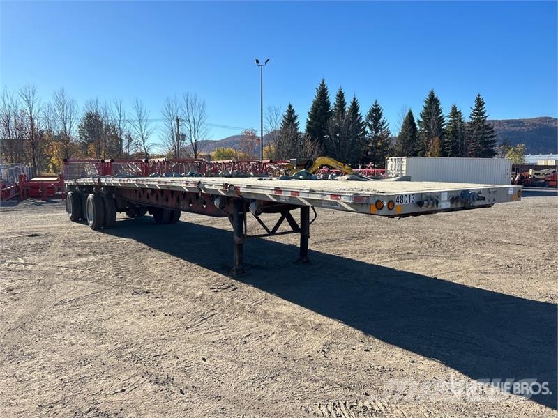 Manac 48 ft T/A Spread Axle Flatbed Trailer Plataforma plana/laterales abatibles