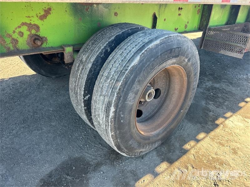 Manac 48 ft T/A Spread Axle Flatbed Trailer Plataforma plana/laterales abatibles
