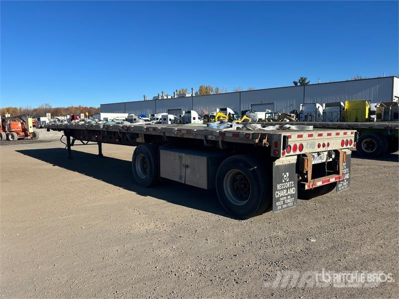 Manac 48 ft T/A Spread Axle Flatbed Trailer Plataforma plana/laterales abatibles