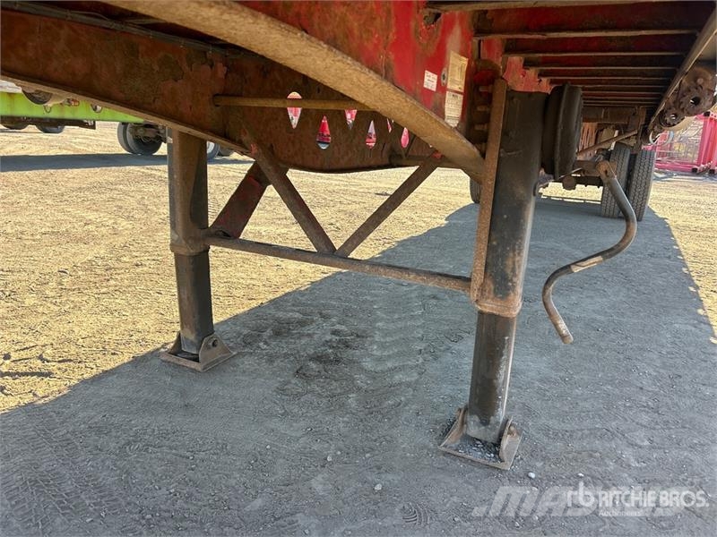 Manac 48 ft T/A Spread Axle Flatbed Trailer Plataforma plana/laterales abatibles