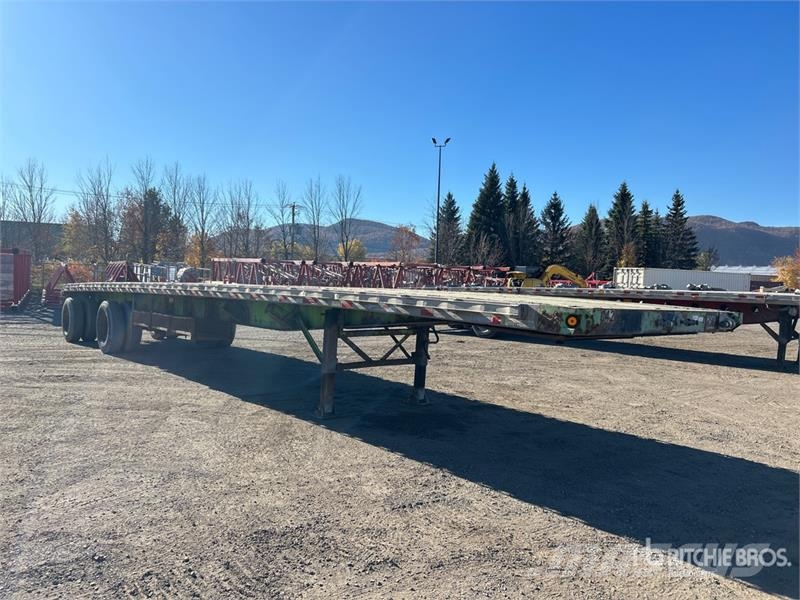 Manac 48 ft T/A Spread Axle Flatbed Trailer Plataforma plana/laterales abatibles