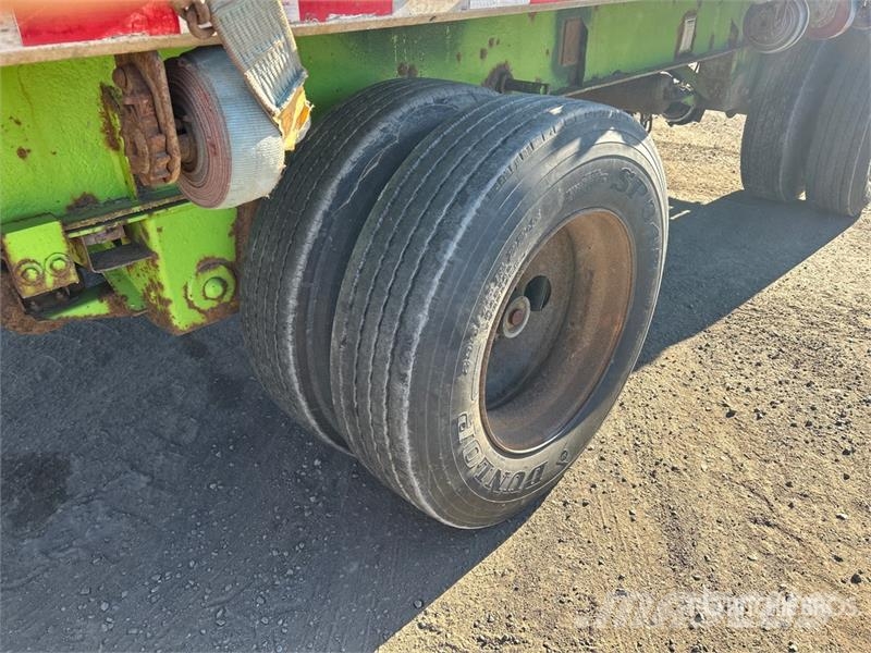 Manac 48 ft T/A Spread Axle Flatbed Trailer Plataforma plana/laterales abatibles