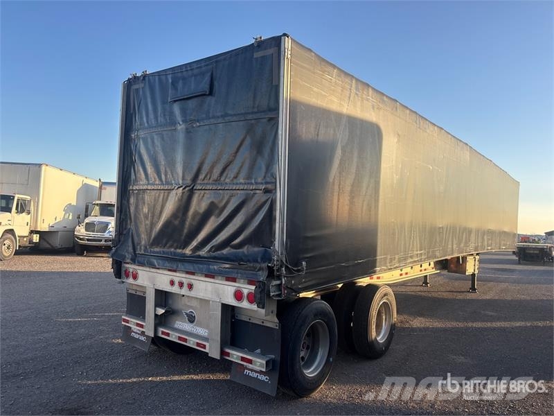 Manac 48 ft T/A Spread Axle Curtain Side Trailer Kapell trailer/semi