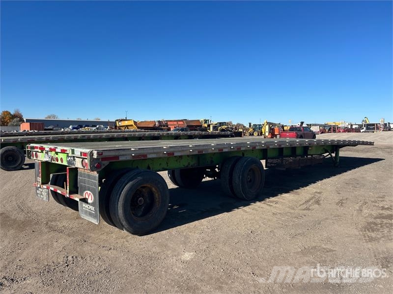 Manac 48 ft T/A Spread Axle Flatbed Trailer Plataforma plana/laterales abatibles