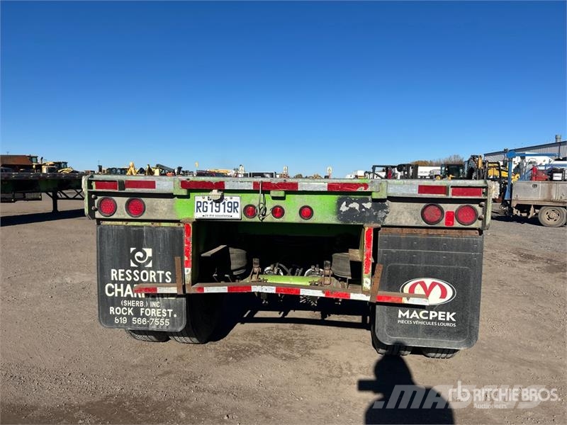 Manac 48 ft T/A Spread Axle Flatbed Trailer Plataforma plana/laterales abatibles