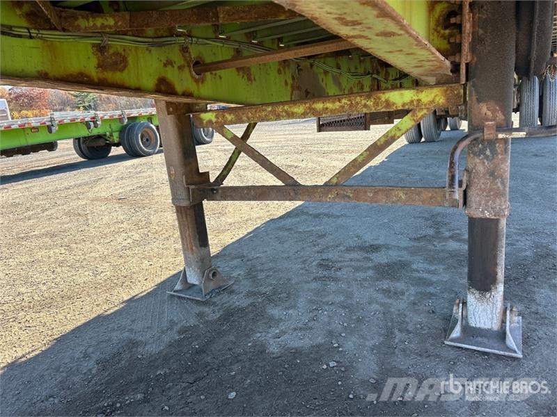 Manac 48 ft T/A Spread Axle Flatbed Trailer Plataforma plana/laterales abatibles