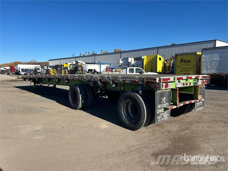 Manac 48 ft T/A Spread Axle Flatbed Trailer Plataforma plana/laterales abatibles